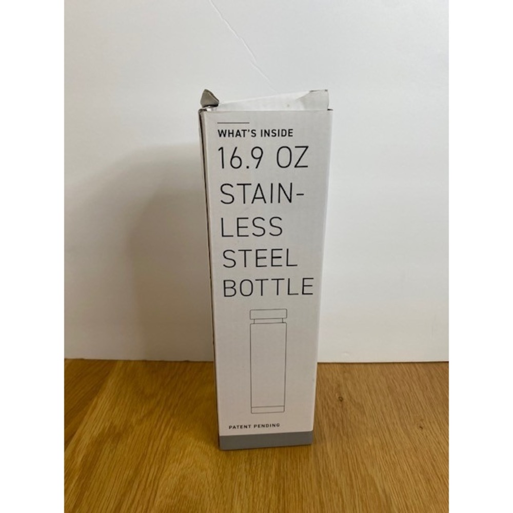 h2go Colt Water Bottle Unisex 16.9oz Grey New Insulated Stainless Steel Thermal